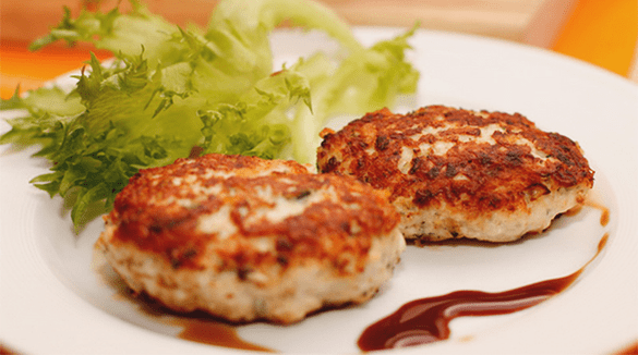 Chicken schnitzel for weight loss with proper nutrition