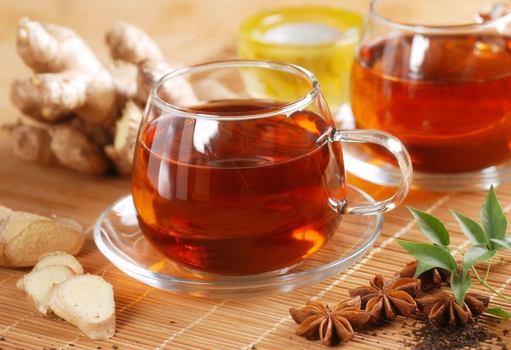 Herbal teas in the diet help in losing weight